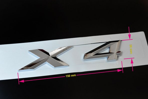 BMW X4 BAGAJ YAZISI ürün görseli 1