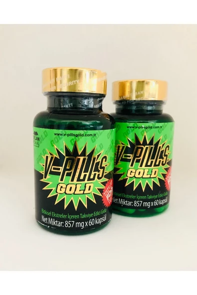 V-Pills Vpills Gold Bitkisel 60 Kapsül X 2kutu B1 ürün görseli 1