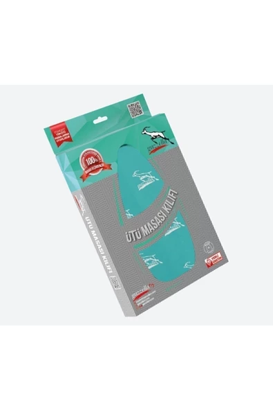 Gazella Gazzella Squad 135x50cm Keçeli Turkuaz Ütü Masası Bezi/kılıfı 900 ürün görseli 1