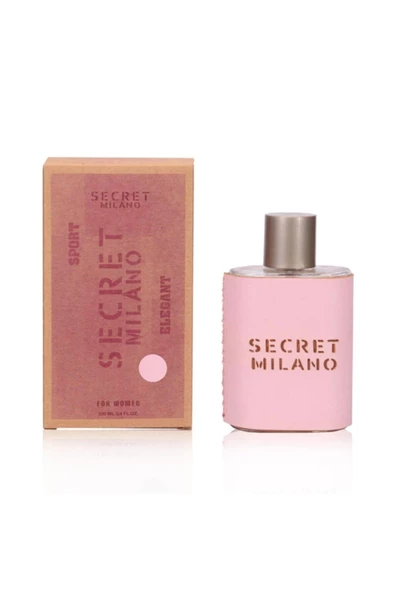 Secret Milano 100 ml Kadın Pembe Sport Elegant Edc Parfüm - 8683463763129 ürün görseli 1