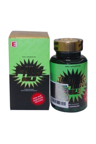 V-Pills Gold Bitkisel 60 Kapsül 2 kutu ürün görseli 1
