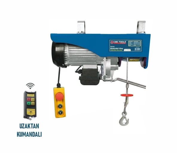 CMC 125-250 KG UZAKTAN KUMANDALI MİNİ ELEKTRİKLİ VİNÇ ürün görseli 1