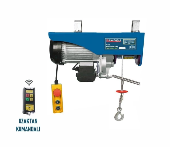 CMC 250-500 KG UZAKTAN KUMANDALI MİNİ ELEKTRİKLİ VİNÇ ürün görseli 1