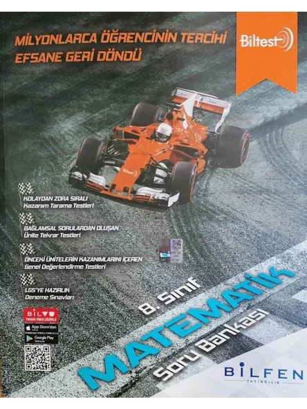 Bilfen Yayınları Biltest 8. Sınıf LGS Matematik Soru Bankası ürün görseli 1