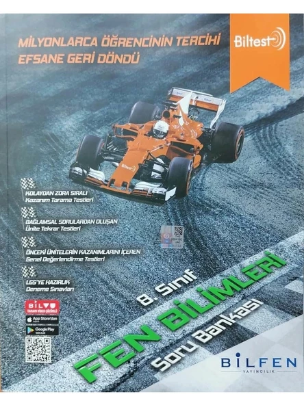 Bilfen Yayınları Biltest 8.sınıf Lgs Fen Bilimleri Soru Bankası ürün görseli 1