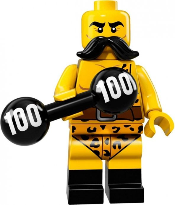 Lego Minifigür - Seri 17 - 71018 - 2 Circus Strong Man ürün görseli 1