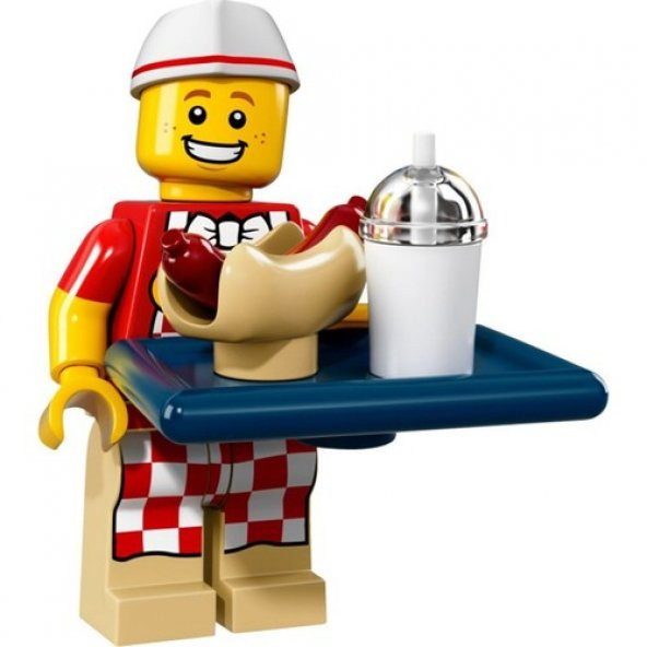 Lego Minifigür - Seri 17 - 71018 - 6 Hot Dog Man ürün görseli 1
