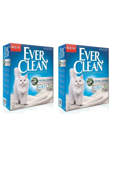 Ever Clean Total Cover Kedi Kumu 10 Lt X 2 Adet ürün görseli 1