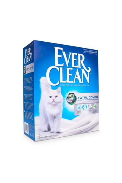 Ever Clean Total Cover Kokusuz Kedi Kumu 10 Lt ürün görseli 1