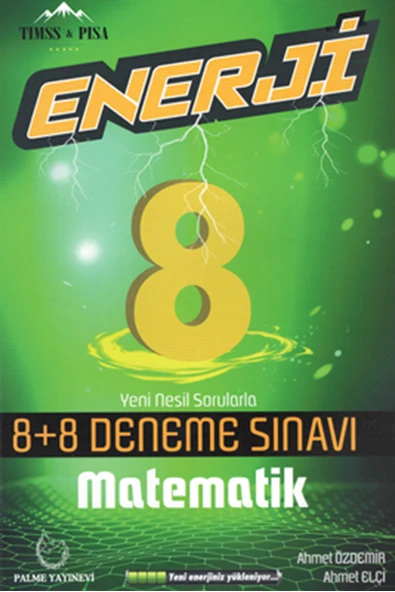 PALME 8.SINIF ENERJİ MATEMATİK 8+8 DENEME ürün görseli 1