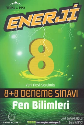 PALME 8.SINIF ENERJİ FEN BİLİMLERİ 8+8 DENEME SINAVI ürün görseli 1