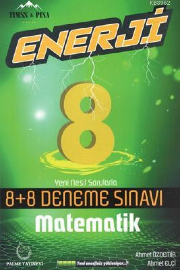 Palme 8.sınıf Enerji Matematik 8+8 Deneme Yeni ürün görseli 1