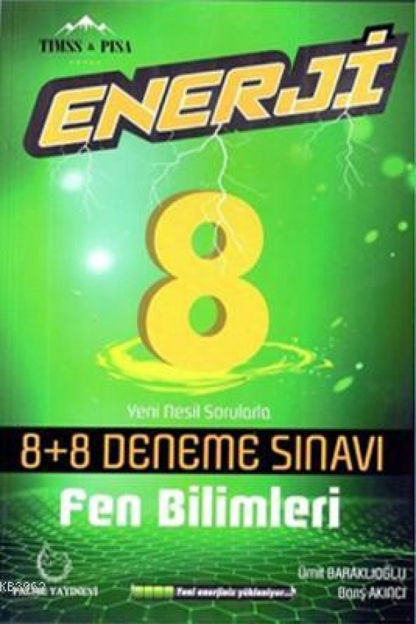 Palme 8.sınıf Enerji Fen Bilimleri 8+8 Deneme Sınavı ürün görseli 1