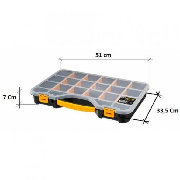 Mano Organizer 24Lük Vida Kutusu - Resim 3