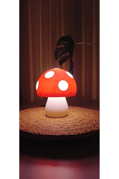 Handmade  Mantar Gece Lambası - Resim 2