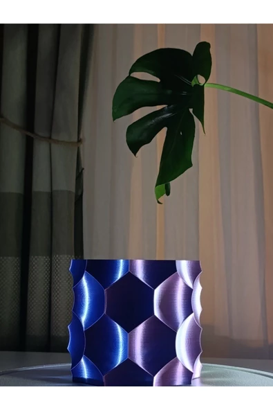 Handmade  Geometrik Saksı/ Vazo ürün görseli 1