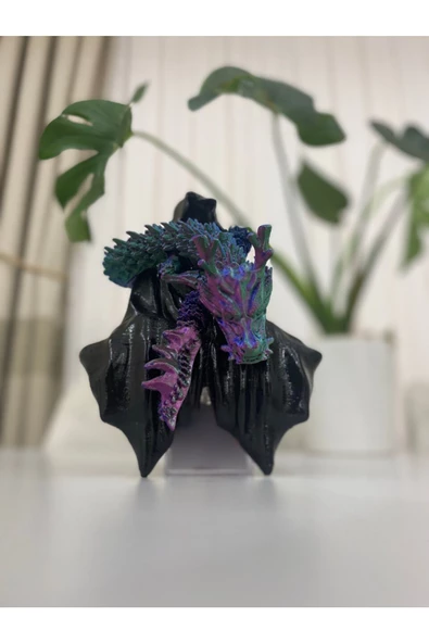 Handmade  Zincir Dragon Figürü - Resim 2