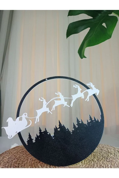 Handmade  Noel Baba Kapı / Duvar Süs Askı ürün görseli 1