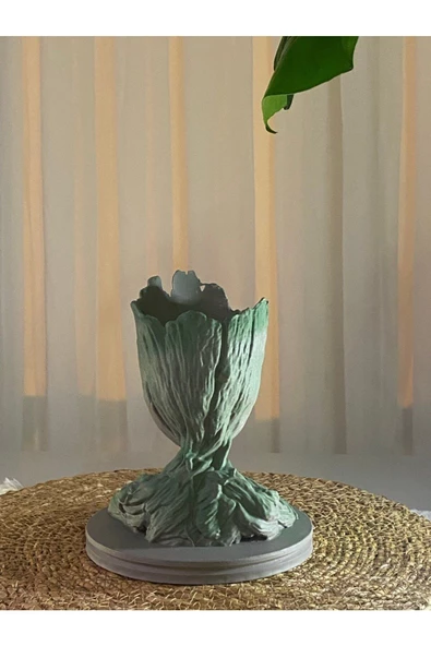 Handmade  Groot Saksı/ - Resim 3