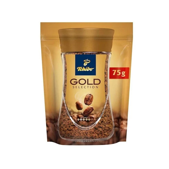 Tchibo Gold Selection Çözünebilir Kahve 75 Gr. 3'lü ürün görseli 1