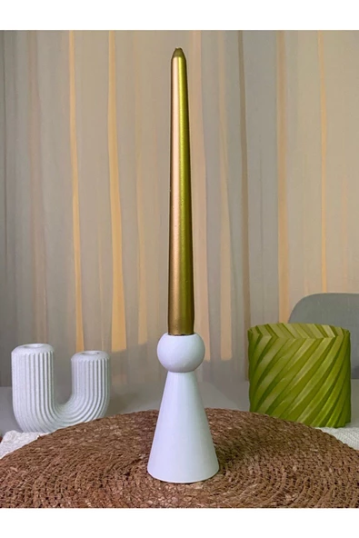 Handmade  Tekli Şamdan - Resim 2