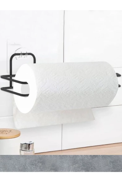 SPRENDA Kendiliğinden Yapışkanlı Krom Paslanmaz Metal Havlu Kağıtlık Aparatı ürün görseli 1