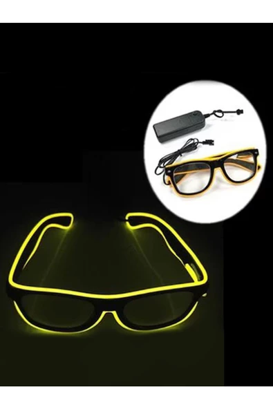 SPRENDA 105 cm Kablo Kumandalı Neon Çepeçevre Led Işıklı Parti Gözlüğü  1 Adet ürün görseli 1