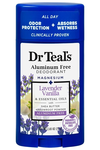 Dr.Teals Lavanta Alüminyum İçermeyen Stick Deodorant 75GR ürün görseli 1