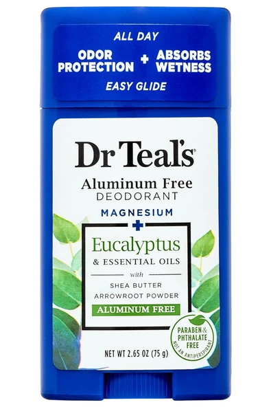 Dr.Teals Okaliptüs Alüminyum İçermeyen Stick Deodorant 75GR ürün görseli 1