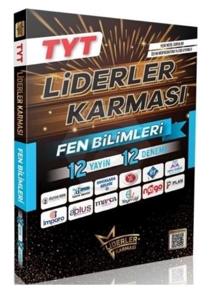 LİDERLER KARMASI TYT FEN BİLİMLERİ 12 YAYIN 12 DENEME ürün görseli 1