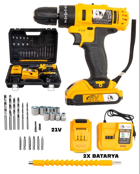 MELZOHOME 21 VOLT  ŞARJLI MATKAP - Resim 2