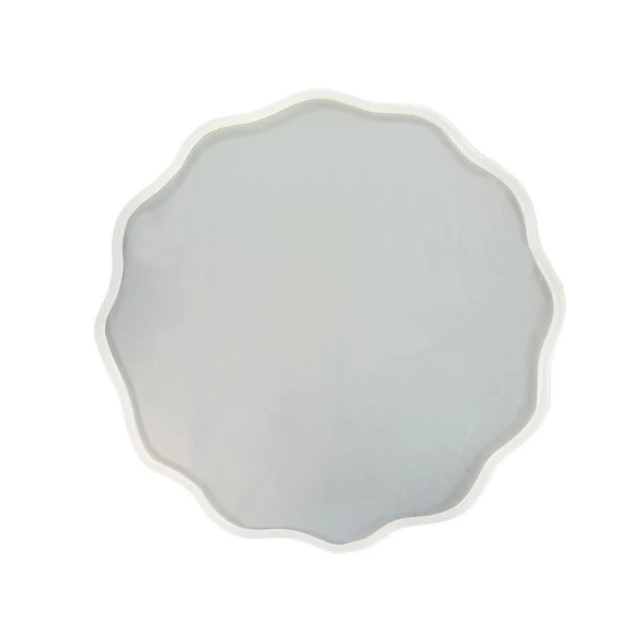 Epoksi Silikon Kalıp YERLİ Dalgalı Nişan ve Söz Tepsi Kalıbı 29 CM ürün görseli 1