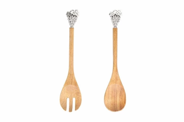 Porland Shiraz Gümüş Üzüm Salata Servisi 30cm ürün görseli 1