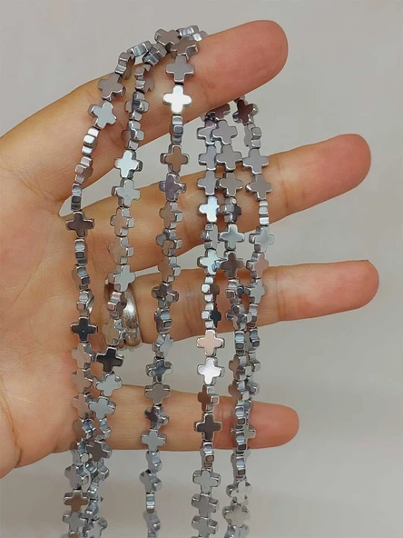 Hematit Taşı Şekilli 2x6mm Dizi (54606) ürün görseli 1