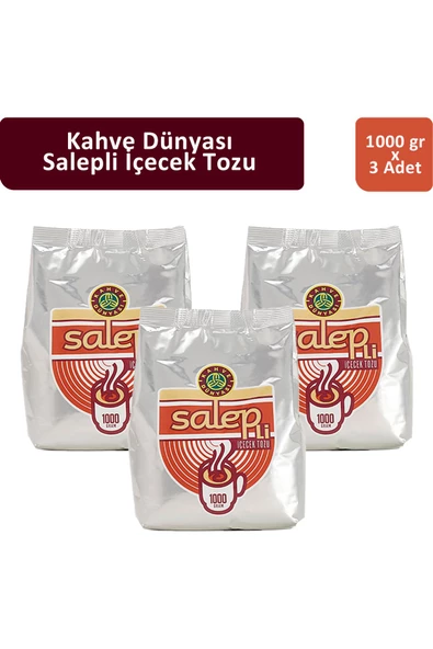 Kahve Dünyası Salep 1000 gr x 3 Adet ürün görseli 1