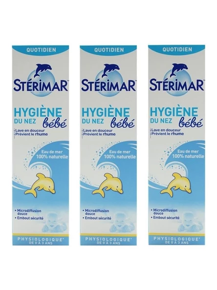 Sterimar Baby Deniz Suyu Burun Spreyi 100 Ml-3 ADET-SKT:06/2028 ürün görseli 1
