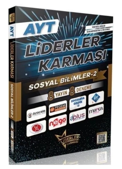 LİDERLER KARMASI AYT SOSYAL BİLİMLER 2 8 YAYIN 8 DENEME ürün görseli 1