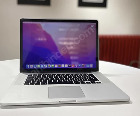 A1398 MACBOOK PRO 15 MİD 2015 2.2GHZ İ7, 16GB RAM, 512GB SSD, 1536MB GPU, 30 DEVİR, TRQ ürün görseli 1