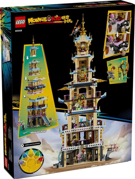 LEGO Monkie Kid 80058 Celestial Pagoda - Resim 2