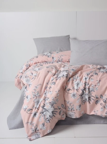 Cotton Box Flanel Nevresim Takımı Çift Kişilik Petit Pudra ürün görseli 1