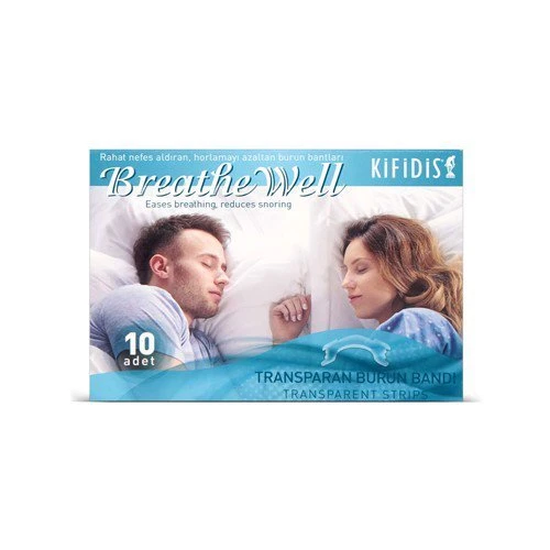 Kifidis - Breathewell Transparan Burun Bandı 10'lu Paket ürün görseli 1