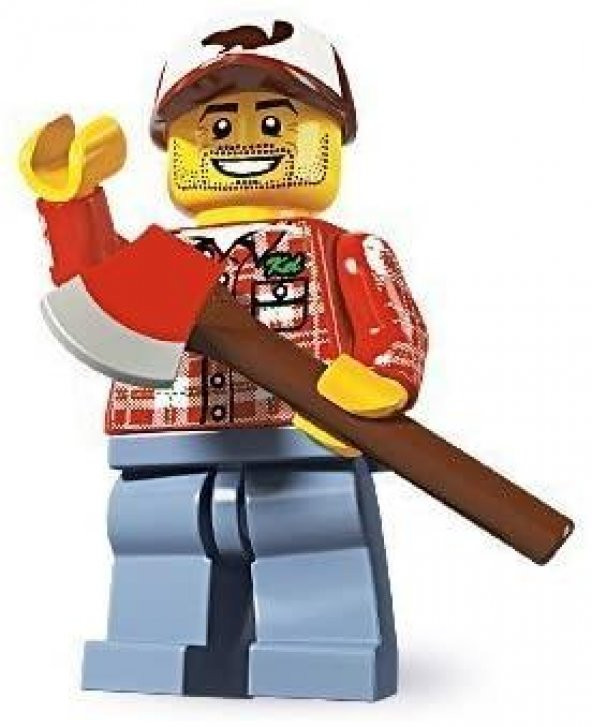Lego Minifigür - Seri 5 - 8805 - Lumberjack ürün görseli 1