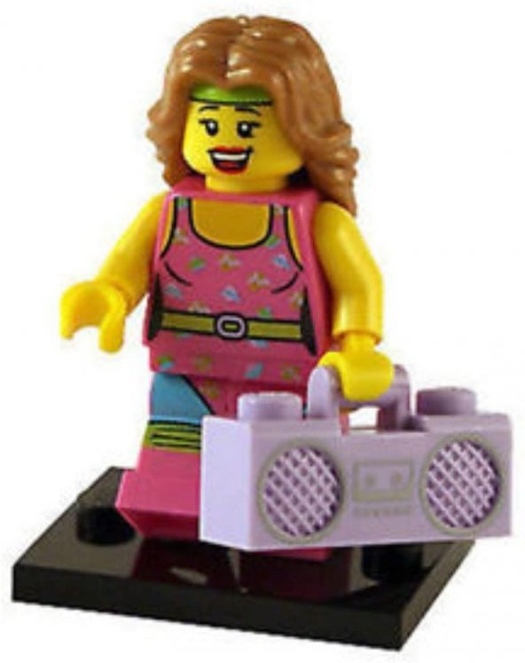 Lego Minifigür - Seri 5 - 8805 - Fitness Instructor ürün görseli 1