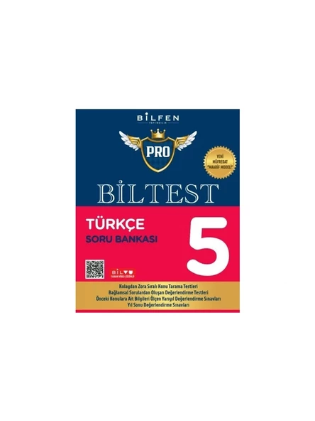 Bilfen Yayınları 5. Sınıf Türkçe Biltest Pro Soru Bankası ürün görseli 1