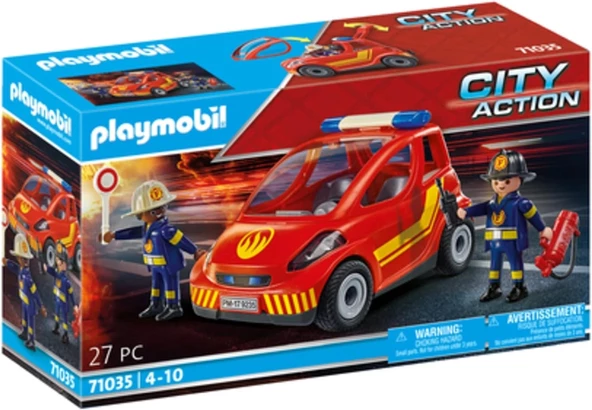 Playmobil 71035 Şehir Aksiyonu Yangın Kurtarma Acil Müdahale Aracı ürün görseli 1