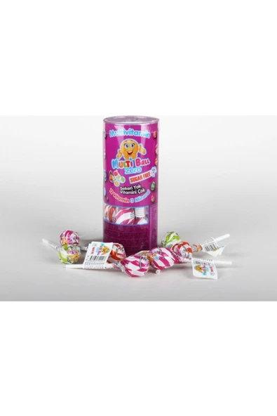 MULTİBALL ZERO LOLİPOP 15 Lİ ürün görseli 1