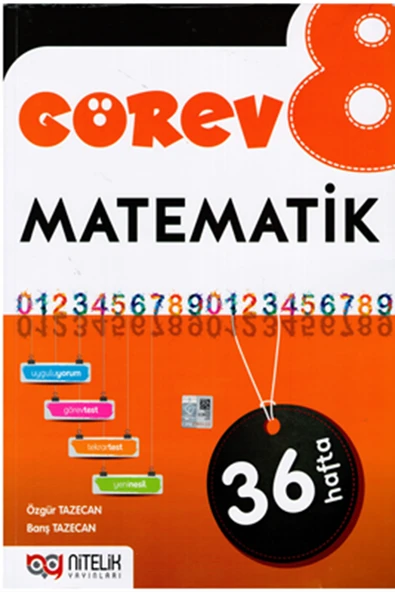 NİTELİK 8.SINIF GÖREV MATEMATİK ürün görseli 1
