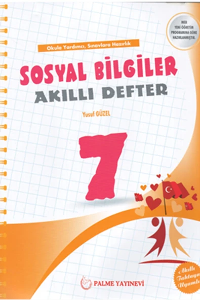 PALME 7.SINIF SOSYAL BİLGİLER AKILLI DEFTER ürün görseli 1