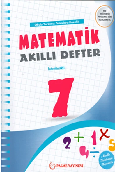 PALME 7.SINIF MATEMATİK AKILLI DEFTER ürün görseli 1