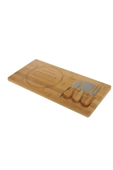 Balsa Grup Balsa Group Bambu 4 Parça Peynir Sunum Tahtası Seti Bls-ps-3819 ürün görseli 1